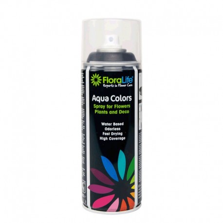 Spray Aqua Color 400ml Negro
