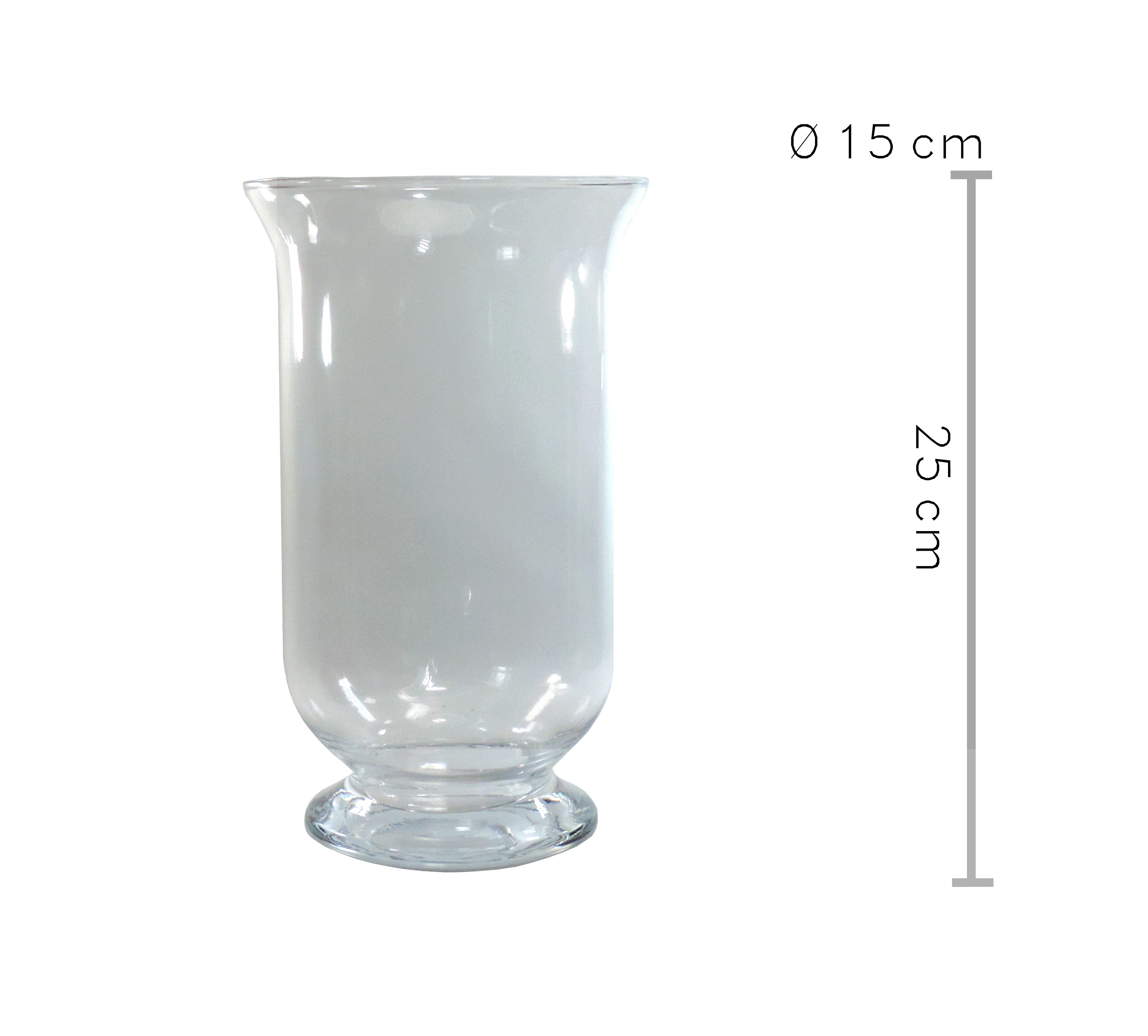 Florero Cristal ↕25x Ø15 cm