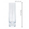 Vaso Alto Cristal ↕18,5 x Ø5,5 cm