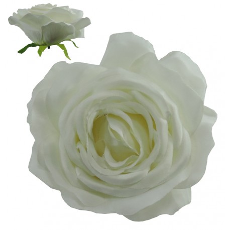 Cabeza de Rosa Ø15 cm Blanco