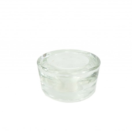 Portavela Cristal pequeño ↕4 x Ø7 cm