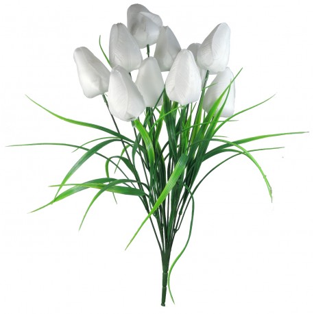 Ramo Tulipanes x10 Blanco