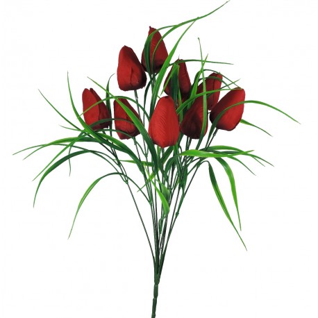Ramo Tulipanes x10 Rojo
