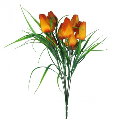 Ramo Tulipanes x10 Naranja