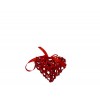 Corazón Mimbre ↨13.5cmx15.5cm Rojo